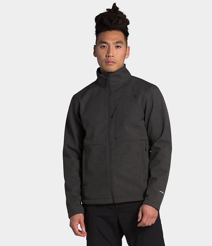 The North Face Softshell Jacket Apex Bionic Dark Grey - Mens - Thailand PEAGD-2067